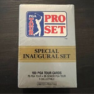 1990 PGA Tour Pro Set Special Inaugural Factory Sealed Box.